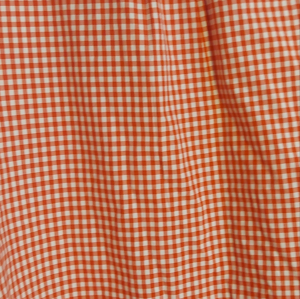 ☂️3/$30. Uniqlo men's dress shirt, size medium, Red Plaid - Picture 6 of 7